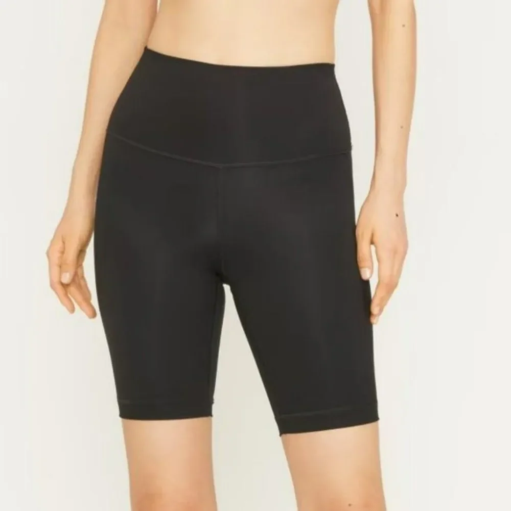 Everlane The Perform High Rise Bike Workout Athleisure Short Black S